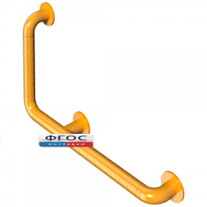 Поручень вертикальный угловой "Антибак" 600 х 350 миллиметров - fgospostavki.ru - Махачкала