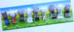 Пальчиковый театр "Волк и семеро козлят" (9 персонажей) - fgospostavki.ru - Махачкала