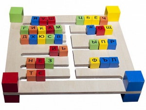 Фронтальное наглядное игровое пособие "Двухсторонний русский алфавит" - fgospostavki.ru - Махачкала