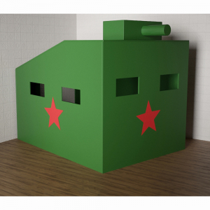 Игровой домик «Танк» - fgospostavki.ru - Махачкала
