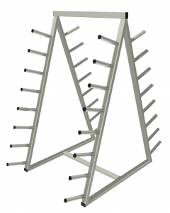 Стойка для бодибаров двусторонняя (32 бодибара) - fgospostavki.ru - Махачкала