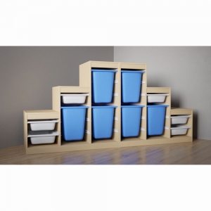 Стеллаж «Голубые облака» - fgospostavki.ru - Махачкала