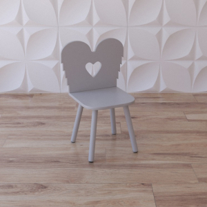 Стул «Ангельское сердечко» белый - fgospostavki.ru - Махачкала