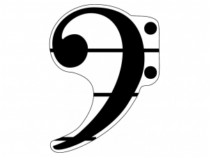 Набор магнитных карточек "Басовый ключ "фа" (3 штуки) - fgospostavki.ru - Махачкала