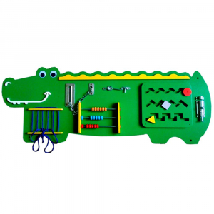 Бизиборд «Зелёный крокодильчик» - fgospostavki.ru - Махачкала