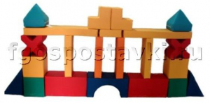 Мягкий модуль-конструктор "Архитектор" (22 элемента) - fgospostavki.ru - Махачкала