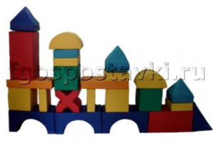 Мягкий модуль-конструктор "Архитектор" (24 элемента) - fgospostavki.ru - Махачкала