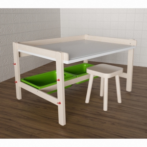 Стол растущий на регулируемых ножках «Снежок №1» - fgospostavki.ru - Махачкала