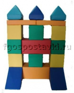 Мягкий модуль-конструктор "Башня" (17 элементов) - fgospostavki.ru - Махачкала