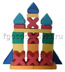 Мягкий модуль-конструктор "Башня" (21 элемент) - fgospostavki.ru - Махачкала