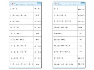 Комплект карточек (10) "Обучающий калейдоскоп. Умножение на 7, 8 и 9" - fgospostavki.ru - Махачкала