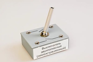Выключатель двухполюсный (демонстрационный) - fgospostavki.ru - Махачкала