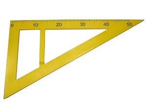 Угольник классный пластмассовый (30 и 60 градусов ) - fgospostavki.ru - Махачкала