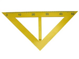 Угольник классный пластмассовый (45 и 45 градусов) - fgospostavki.ru - Махачкала