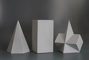 Набор гипсовых геометрических тел (15 штук) - fgospostavki.ru - Махачкала