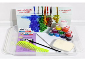 Набор для рисования "Эбру в десятку" - fgospostavki.ru - Махачкала