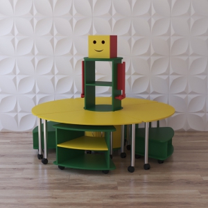 Модульный стеллаж "Весёлый робот" - fgospostavki.ru - Махачкала