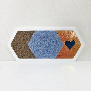 Декоративная тактильная панель 3в1 - «Пробка, Ворс, Пайетка» - fgospostavki.ru - Махачкала