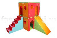 Домик игровой двухэтажный (комплект) - fgospostavki.ru - Махачкала