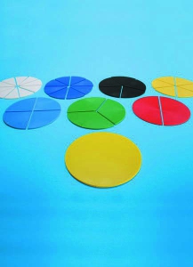 Набор пластин для представления дробей в виде кругов - fgospostavki.ru - Махачкала