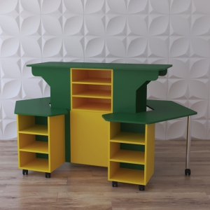 Модульный стеллаж "Весёлые занятия" - fgospostavki.ru - Махачкала