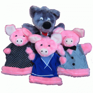 Набор перчаточных кукол "Три поросенка" - fgospostavki.ru - Махачкала