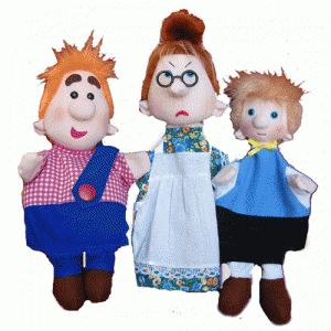 Набор перчаточных кукол "Карлсон, который живет на крыше" - fgospostavki.ru - Махачкала