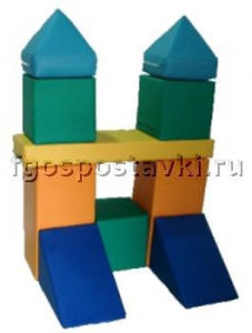 Мягкий модуль-конструктор "Городок" (10 элементов) - fgospostavki.ru - Махачкала