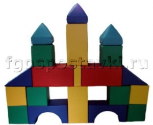 Мягкий модуль-конструктор "Городок" (20 элементов) - fgospostavki.ru - Махачкала