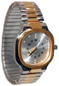 Часы со шрифтом Брайля мужские золото-серебро - fgospostavki.ru - Махачкала