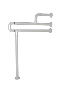 Поручень напольно-настенный с антибактериальным покрытием (белый) - fgospostavki.ru - Махачкала