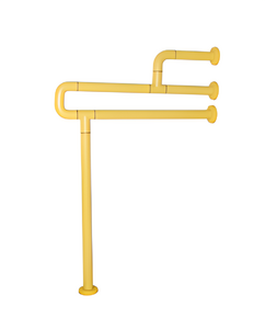 Поручень напольно-настенный с антибактериальным покрытием (желтый) - fgospostavki.ru - Махачкала