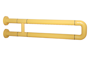 Поручень неоткидной двухопорный с антибактериальным покрытием (желтый) - fgospostavki.ru - Махачкала