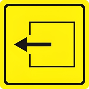 Тактильный знак (выход из помещения) 100х100 - fgospostavki.ru - Махачкала