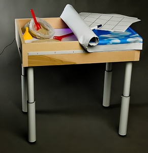 Игровой набор для экспериментов с песком "Песочница" (напольный, бук) - fgospostavki.ru - Махачкала