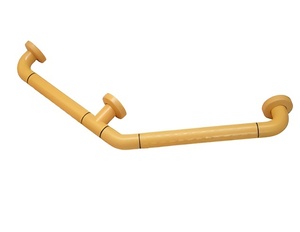 Поручень угловой трехопорный с антибактериальным покрытием (желтый) - fgospostavki.ru - Махачкала