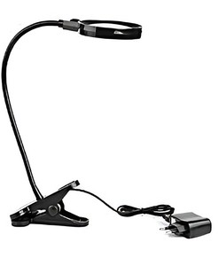 Лупа настольная на прищепке с подсветкой (5х) - fgospostavki.ru - Махачкала