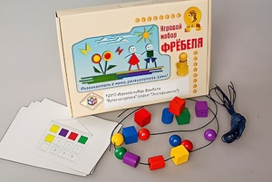 Игровой набор Фребеля "Бусы-шнуровка" (серия "Эксперимент") - fgospostavki.ru - Махачкала