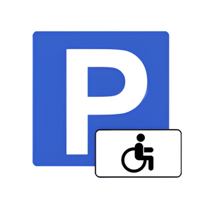 Трафарет для отрисовки знака стоянки для инвалидов 800х800 мм. - fgospostavki.ru - Махачкала