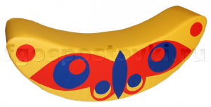 Мягкий модуль "Качалка-бабочка" (100х25х40 сантиметров) - fgospostavki.ru - Махачкала