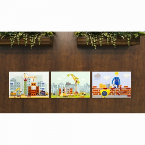 Комплект настенных панелей «Стройка» - fgospostavki.ru - Махачкала