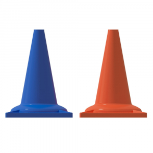Набор конусов сигнальных 33 см (6 голубых + 6 оранжевых) - fgospostavki.ru - Махачкала