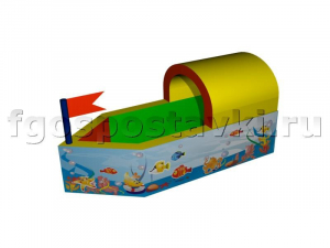 Сухой бассейн "Кораблик" с шелкографией - fgospostavki.ru - Махачкала
