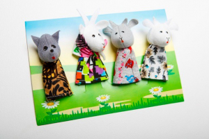 Пальчиковый театр "Волк и козлята" (4 персонажа) - fgospostavki.ru - Махачкала