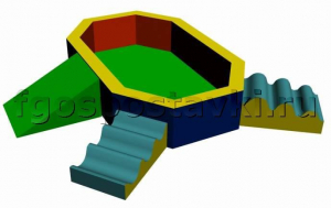 Манеж 180х120х30 см (с приставными элементами) - fgospostavki.ru - Махачкала