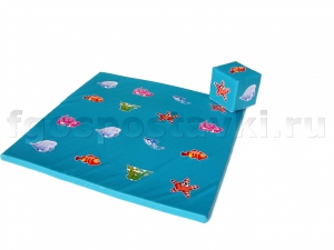 Игровой мат "Море" с кубиком - fgospostavki.ru - Махачкала