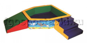 Сухой бассейн "Морская крепость" 1,5х1,2 метра - fgospostavki.ru - Махачкала