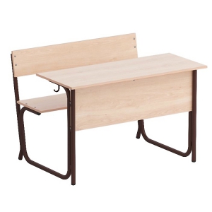 Парта (Место учебное) на круглой трубе - fgospostavki.ru - Махачкала