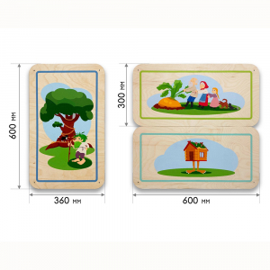 Набор стеновых панелей «Мир сказки - У Лукоморья» - fgospostavki.ru - Махачкала