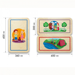 Набор стеновых панелей «Мои увлечения - Любимые занятия» - fgospostavki.ru - Махачкала